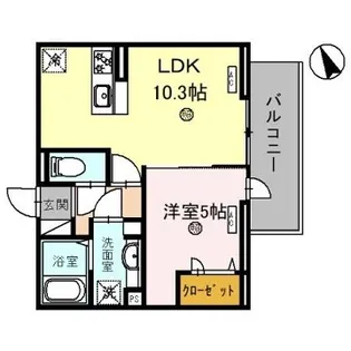 D’s駅南大路【1階】の間取り