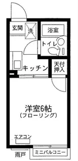 シティハイム下並木【2階】の間取り