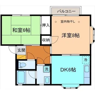 ファミールK2【2階】の間取り