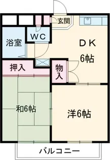 ウィステリア瀬戸【1階】の間取り
