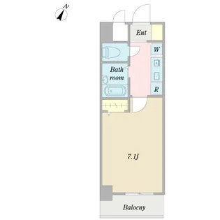 プロシード市川妙典II【2階】の間取り