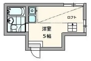 高円寺ハイツ【1階】の間取り