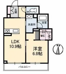エムズ グアナファト【2階】の間取り