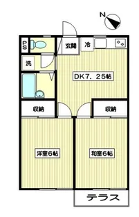 シャトー向【1階】の間取り