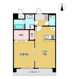 ユニティー プラスパーII【5階】の間取り