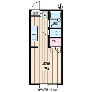 アネスタ赤羽【2階】の間取り