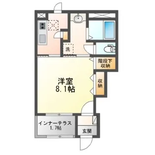 グリーンハーベスト鈴蘭台【1階】の間取り