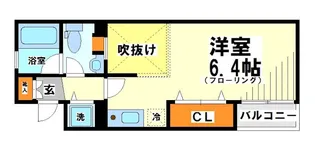 フレスコつつじヶ丘【2階】の間取り