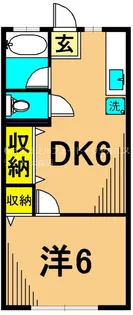 グローハイツ【1階】の間取り