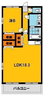 大島マンション2【3階】の間取り