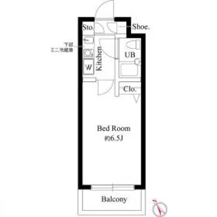 パークテラス八王子【4階】の間取り