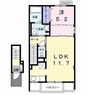 S.court古世【2階】の間取り