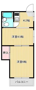 リリアン都島【4階】の間取り