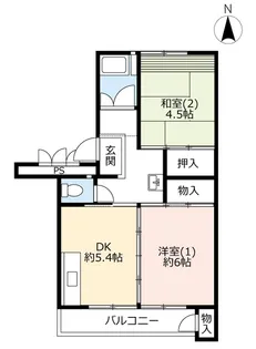 UR梨香台【3階】の間取り