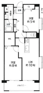 パーシマン大泉【3階】の間取り
