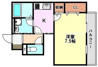 ボナールB棟【1階】の間取り