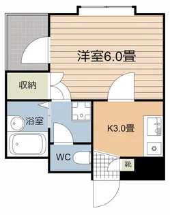 司マンション【1階】の間取り