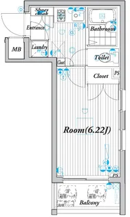 パレ・ホームズ一橋学園【2階】の間取り