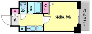 エステムコート大阪ベイエリア【10階】の間取り