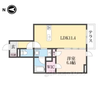 LeneCricca西大寺2【3階】の間取り