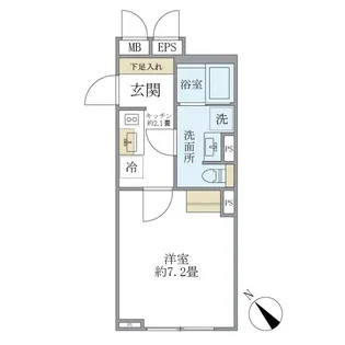 EXAM AKASAKA【1階】の間取り