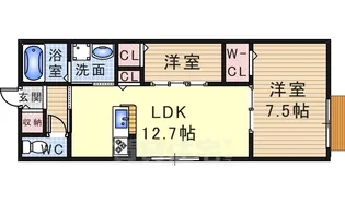 ベルハイム【1階】の間取り