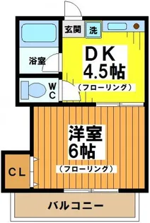 コア松原【1階】の間取り