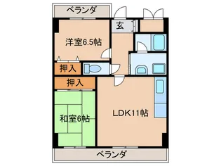 プレアデス【5階】の間取り