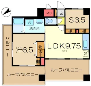 エスポワール大岡【7階】の間取り