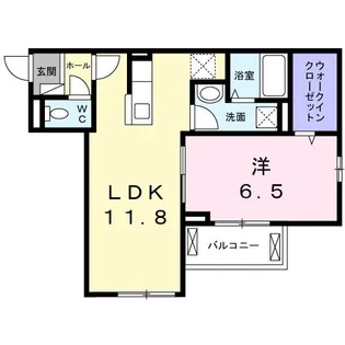 ブローテ【3階】の間取り