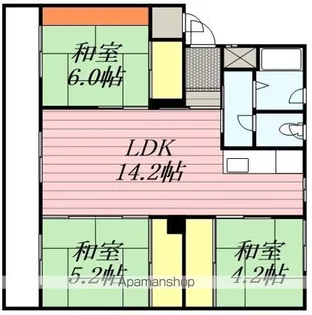 ポチタマたによし【1階】の間取り