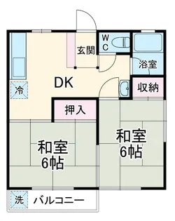 ロイヤルハイツ相模原【5階】の間取り