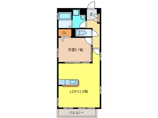 マン・アルチェII【2階】の間取り