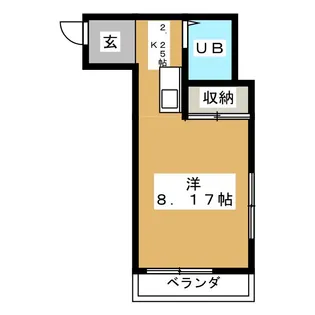 アドミラルハイム扇【3階】の間取り