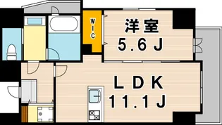Grace Haposa西小倉Residence【4階】の間取り