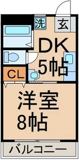 マロンイースト【1階】の間取り