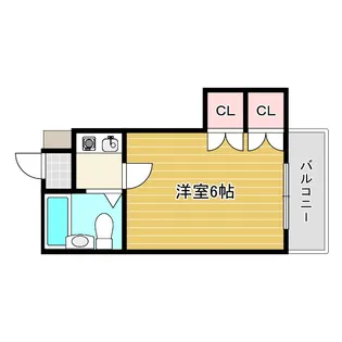ハイツ法蓮【2階】の間取り