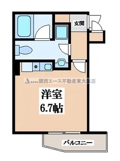 LISソフィア大東【2階】の間取り