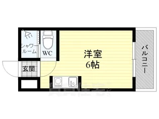 カムネス経大前【4階】の間取り