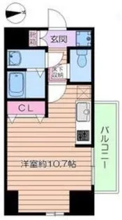 ルネスアヴニール【10階】の間取り