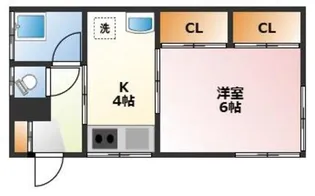 ラテール岡沢町II【2階】の間取り