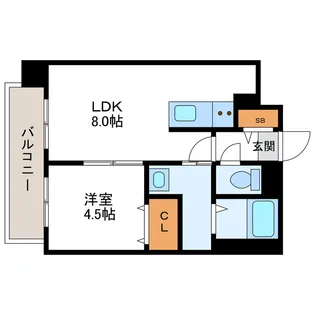 PRIME URBAN北11条 プライムアーバン北11条【6階】の間取り