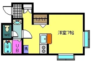 サンコスモF【2階】の間取り