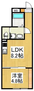 SiestaDuo久米川Terravene【3階】の間取り