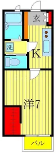 アパートメントK Vol.II【2階】の間取り
