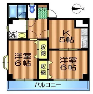 ドミールY・M【1階】の間取り
