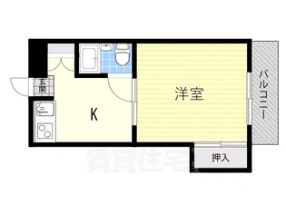 茨木フラワーハイツ【2階】の間取り