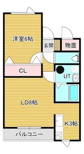 ラス・アルトラスII【2階】の間取り