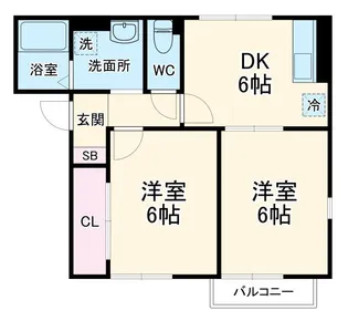 グランシャリオ つが【1階】の間取り