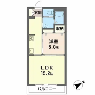 ブリージョ【3階】の間取り